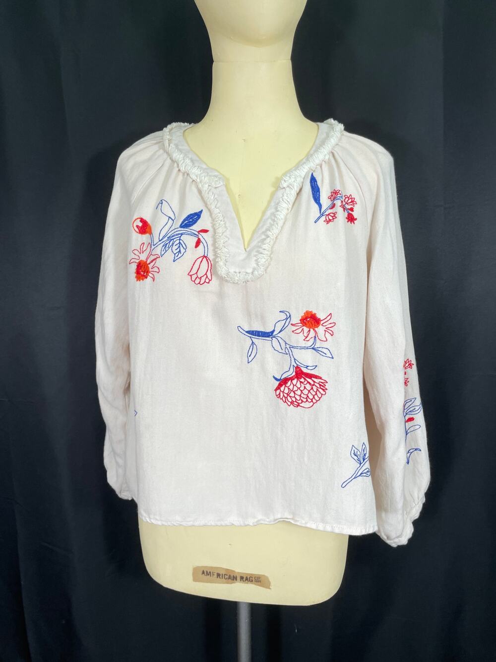 Anthropologie Azel Hazel Hazel Hazel Haze Woman's Lightweight Bohemian Top Large